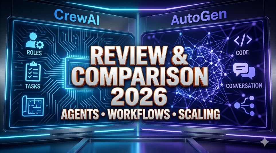 CrewAI vs AutoGen Review and Comparison: The 2026 Agentic Guide ...