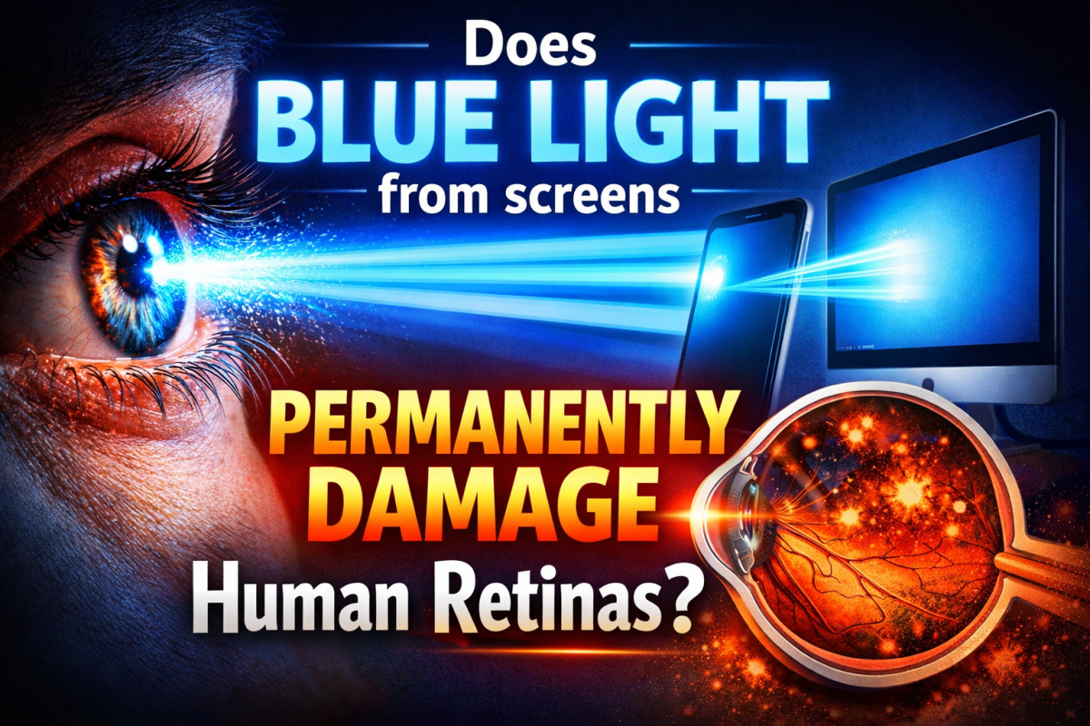 Does Blue Light from screens permanently damage human retinas? | Polls ...