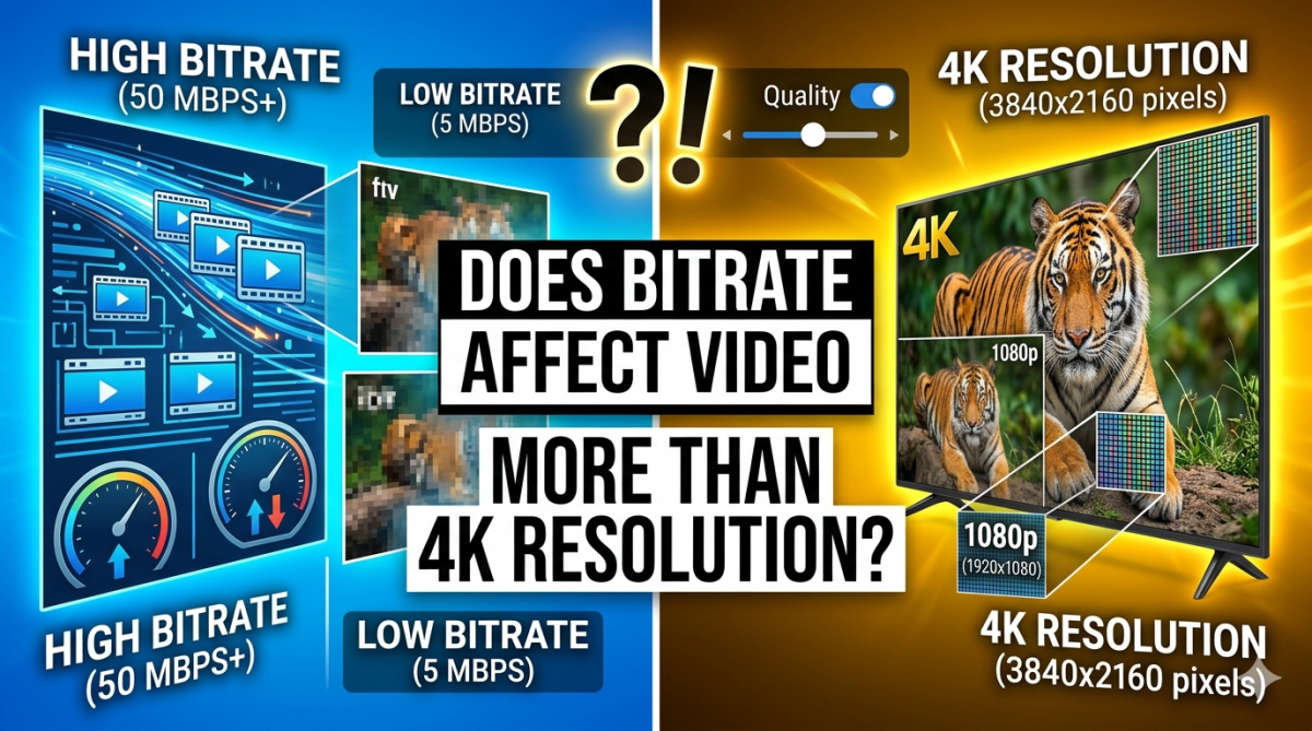 Does Bitrate affect video quality more than 4K resolution? | Polls ...