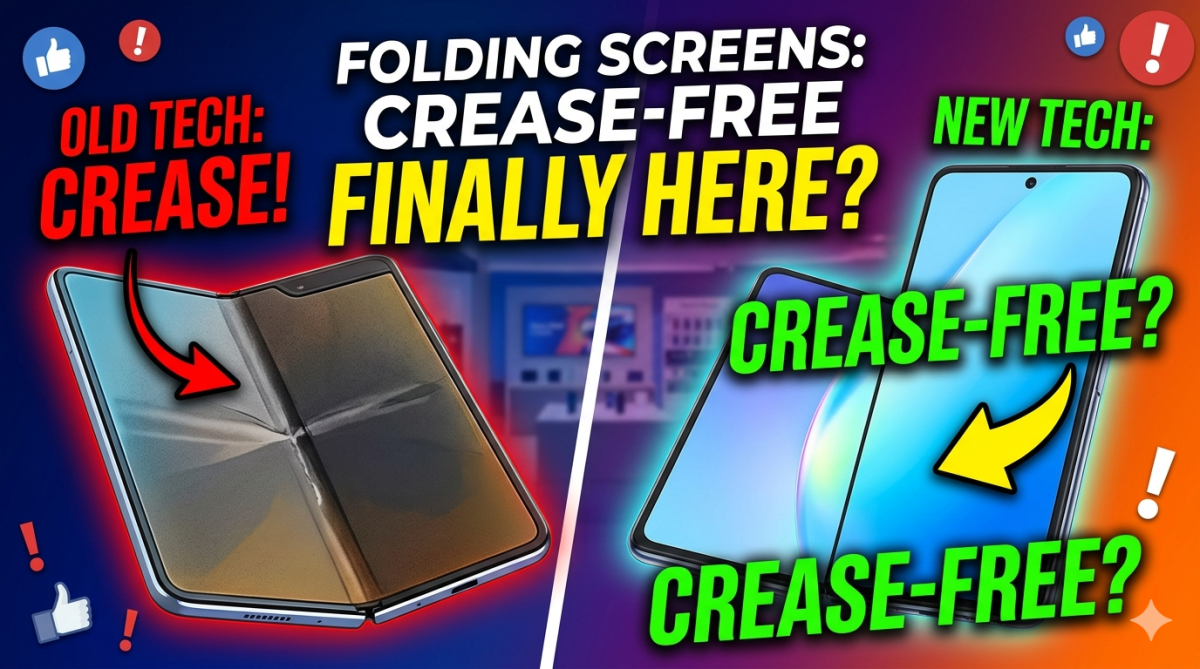Is Folding Screen crease-free tech finally available? | Quizzes