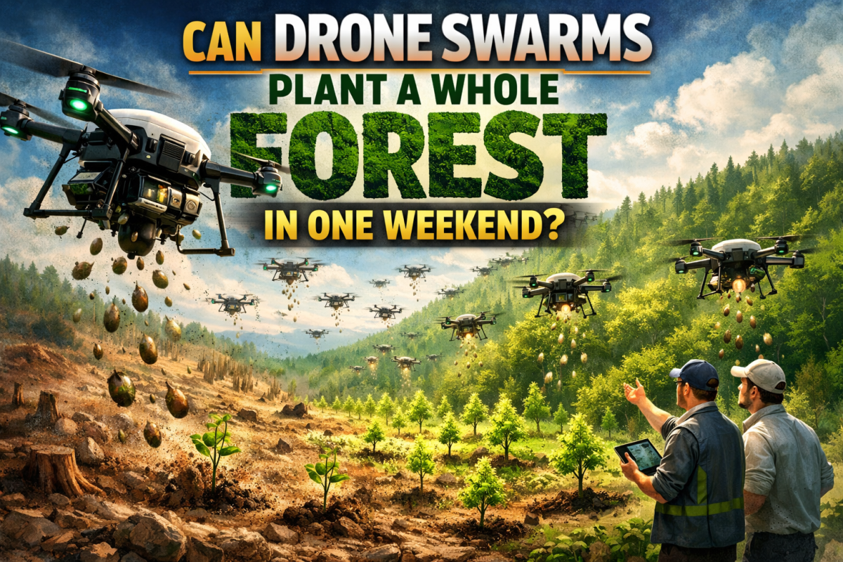 Can Drone Swarms plant a whole forest in one weekend? | Quizzes ...