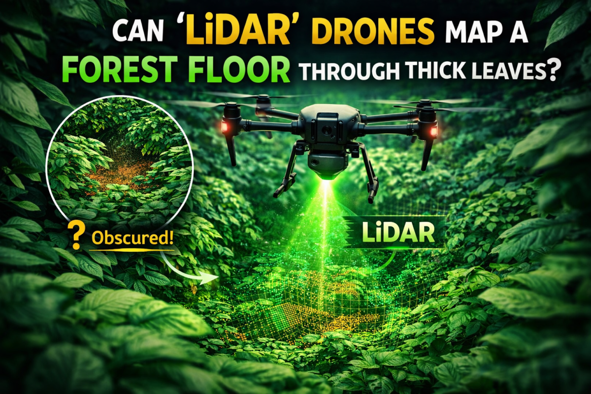 Can LiDAR drones map a forest floor through thick leaves? | Quizzes ...